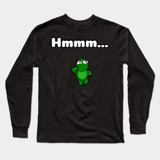 Suspicious Turtle Long Sleeve T-Shirt